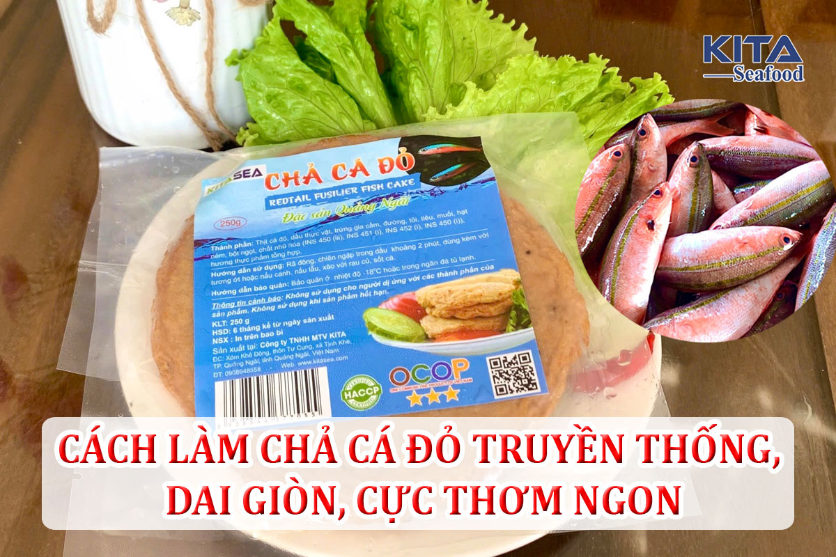 cách làm chả cá đỏ