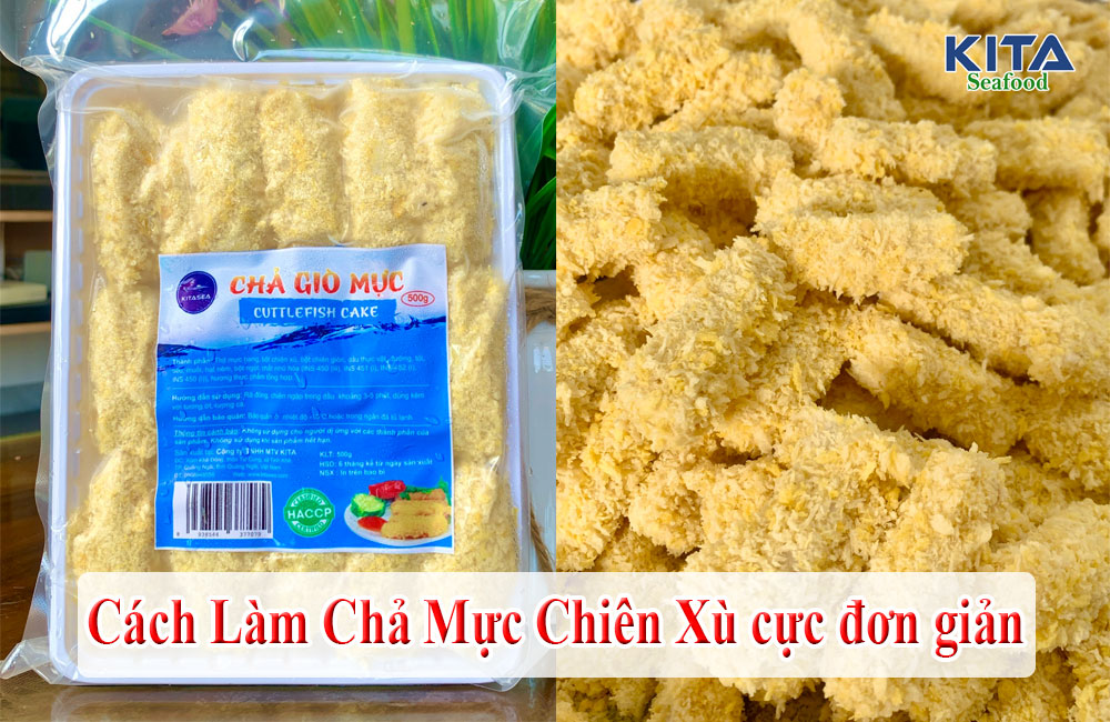 chả mực chiên xù