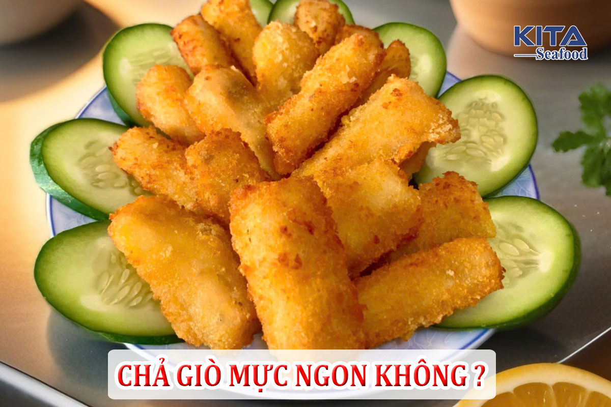 chả giò mực