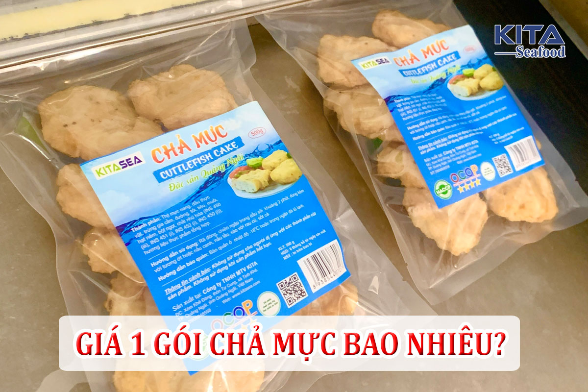 giá 1 gói chả mực